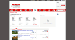 Desktop Screenshot of privesy.motoronline.cz