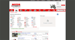 Desktop Screenshot of motorky.motoronline.cz