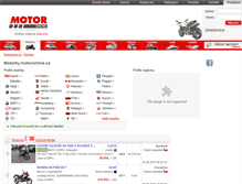 Tablet Screenshot of motorky.motoronline.cz